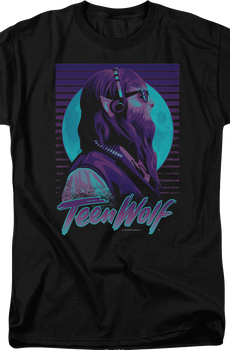 Neon Headphones Teen Wolf T-Shirt