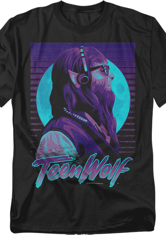 Neon Headphones Teen Wolf T-Shirt - main product image
