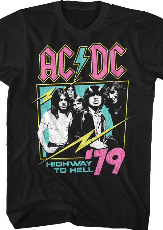 Neon Highway To Hell ACDC Shirt - main product image