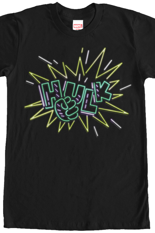 Neon Hulk Smash T-Shirtmain product image