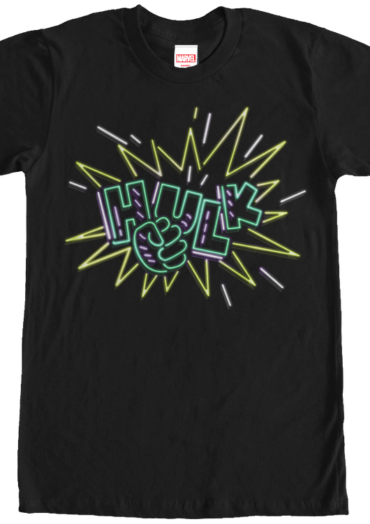 Neon Hulk Smash T-Shirt - main product image