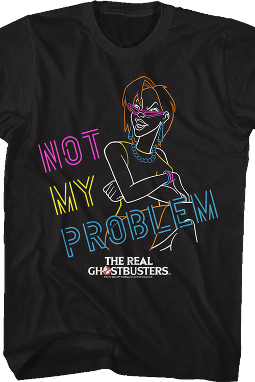 Neon Janine Not My Problem Real Ghostbusters T-Shirt - main product image