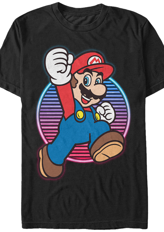 Neon Jump Super Mario T-Shirt - main product image