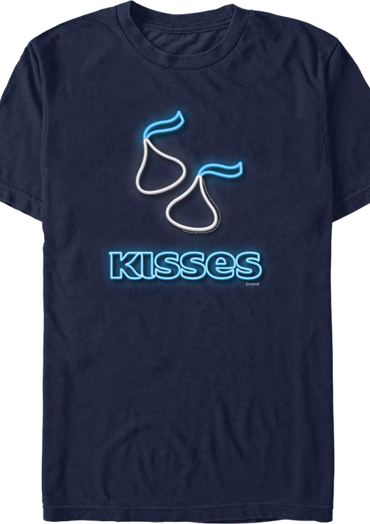 Neon Kisses Hershey's T-Shirt - main product image