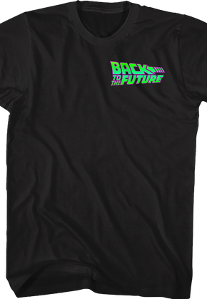 Neon Logo Back To The Future T-Shirt