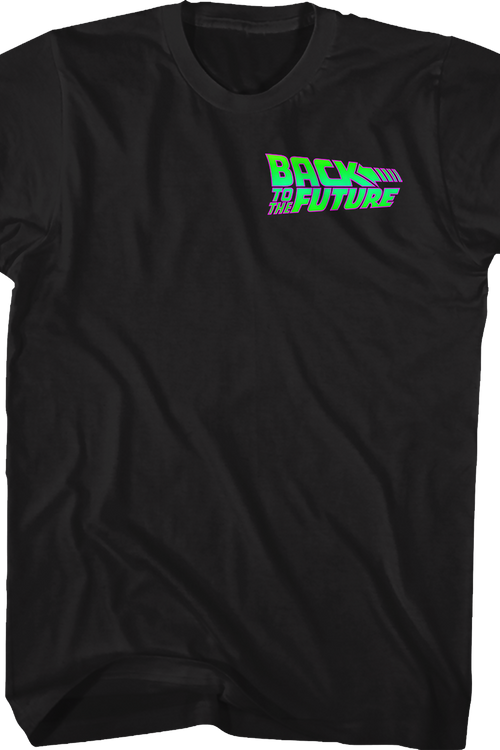 Neon Logo Back To The Future T-Shirtmain product image