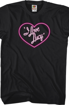 Neon Logo I Love Lucy T-Shirt