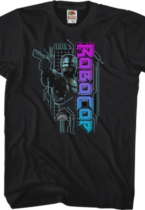Neon Logo Robocop T-Shirt
