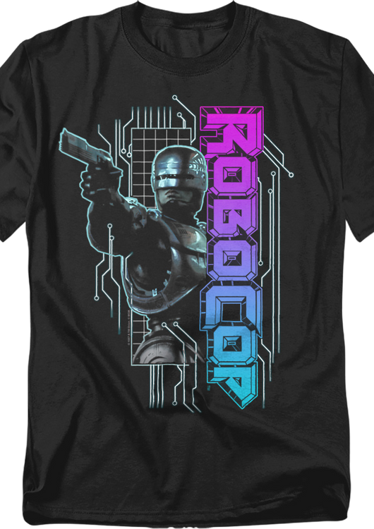 Neon Logo Robocop T-Shirt - main product image