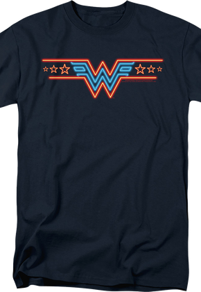 Neon Logo Wonder Woman T-Shirt