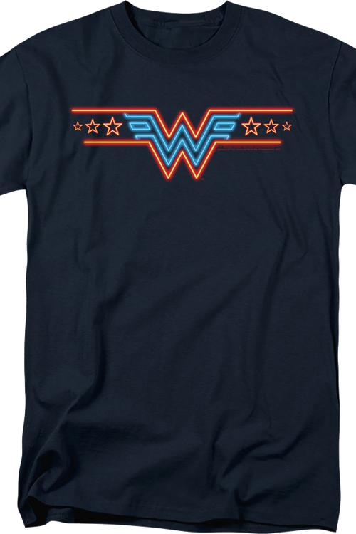 Neon Logo Wonder Woman T-Shirtmain product image