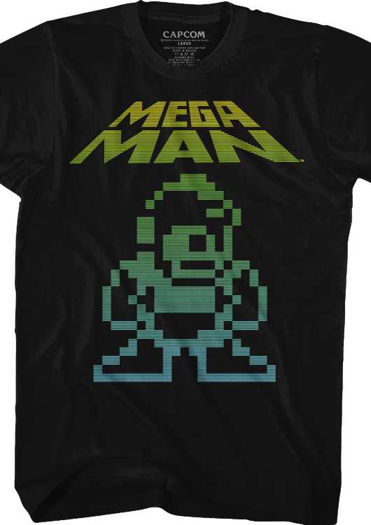 Neon Mega Man T-Shirt - main product image