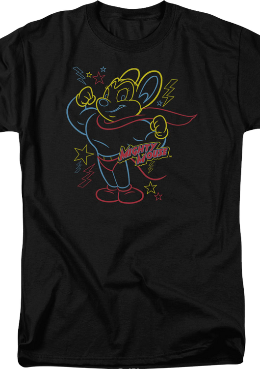 Neon Mighty Mouse T-Shirt - main product image