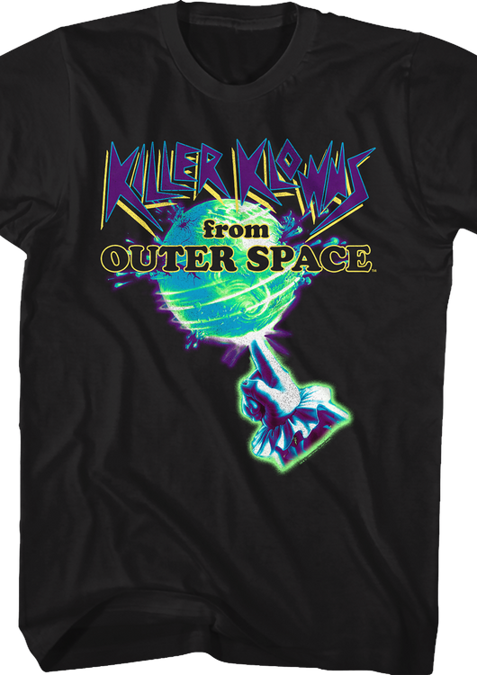 Neon Poster Killer Klowns From Outer Space T-Shirt - main product image
