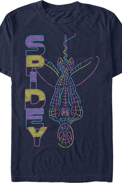 Neon Spider-Man Marvel Comics T-Shirtmain product image