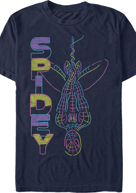 Neon Spider-Man Marvel Comics T-Shirt - main product image