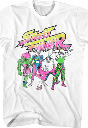 Neon Street Fighter T-Shirt