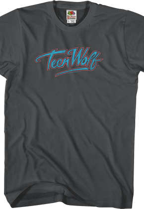 Neon Teen Wolf Logo T-Shirt