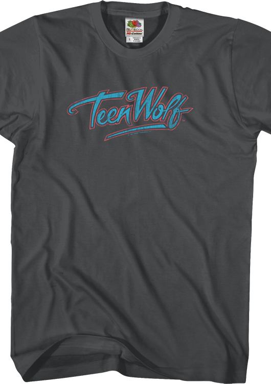 Neon Teen Wolf Logo T-Shirt - main product image