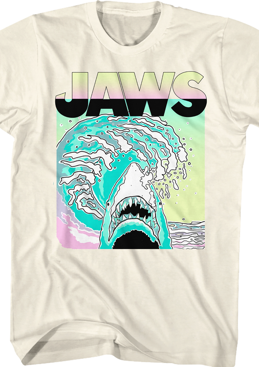 Neon Waves Jaws T-Shirt - main product image