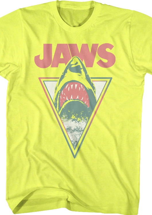 Neon Yellow Jaws T-Shirt - main product image