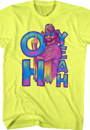 Neon Yellow Macho Man Randy Savage T-Shirt