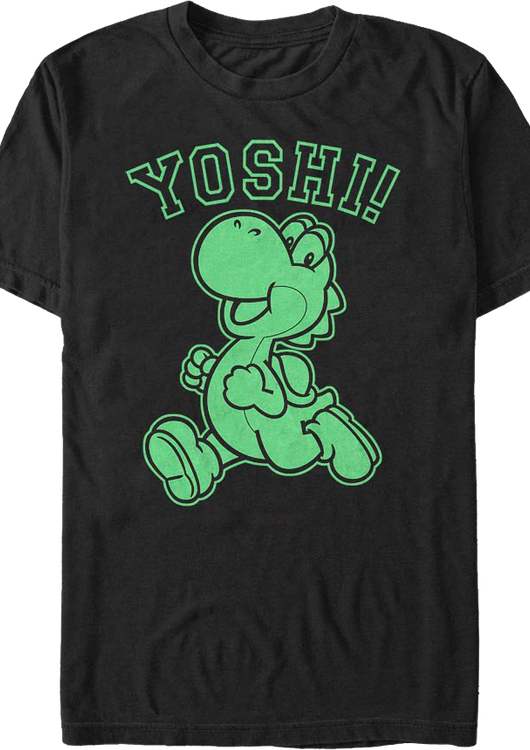 Neon Yoshi Super Mario Bros. T-Shirt - main product image
