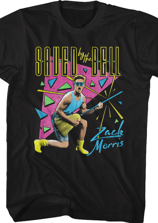 Neon Zack Morris Saved By The Bell T-Shirt - main product image