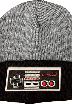 NES Controller Nintendo Cuff Beanie