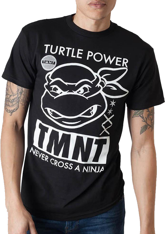 Never Cross A Ninja Teenage Mutant Ninja Turtles T-Shirt - main product image