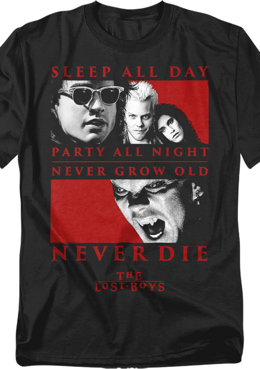 Never Die Lost Boys T-Shirt - main product image
