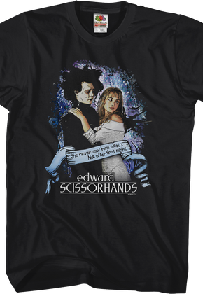 Never Saw Him Again Edward Scissorhands T-Shirt