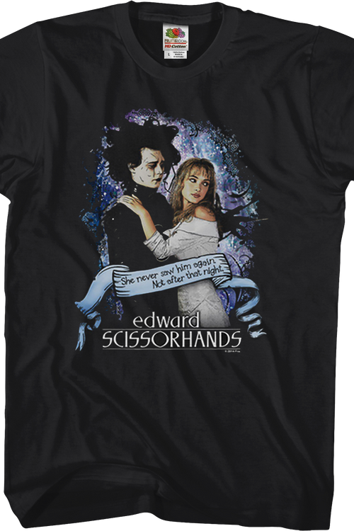 Never Saw Him Again T-Shirt: Edward Scissorhands Mens T-Shirt
