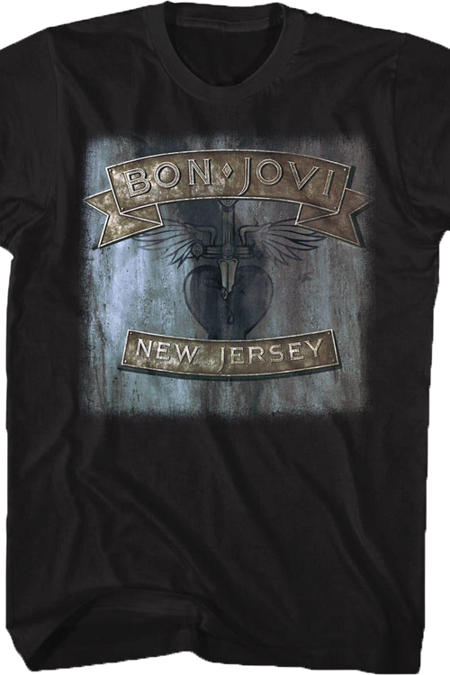 New Jersey Bon Jovi T-Shirt: Bon Jovi Mens T-Shirt