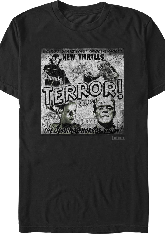 New Thrills Universal Monsters T-Shirt - main product image