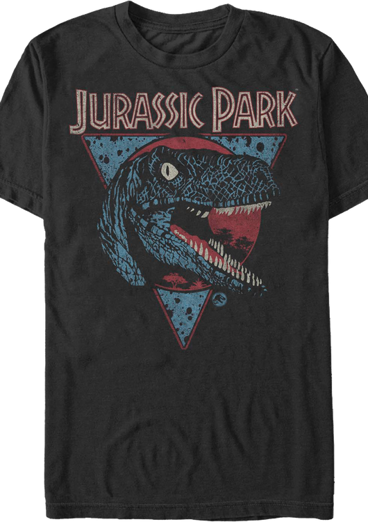 New Wave Dinosaur Jurassic Park T-Shirt - main product image