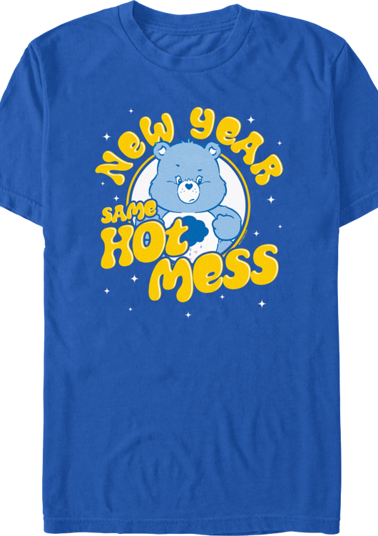 New Year Same Hot Mess Care Bears T-Shirt - main product image