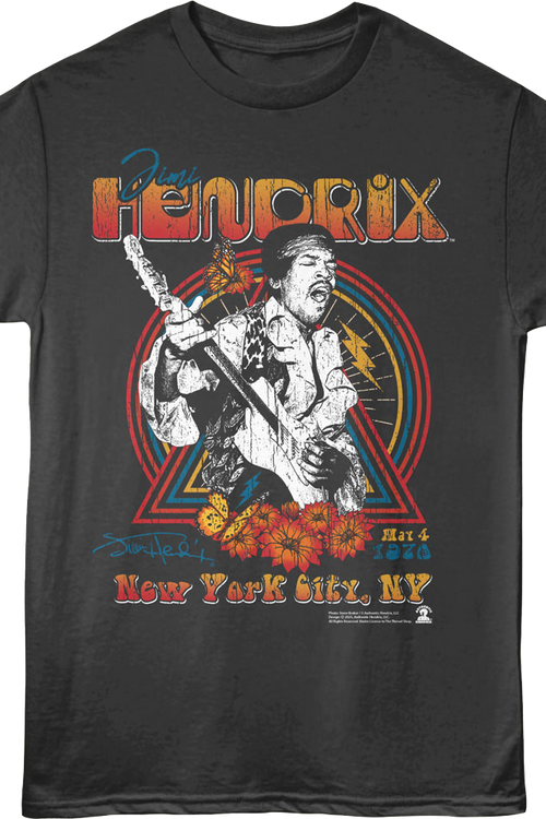New York 1970 Jimi Hendrix T-Shirtmain product image