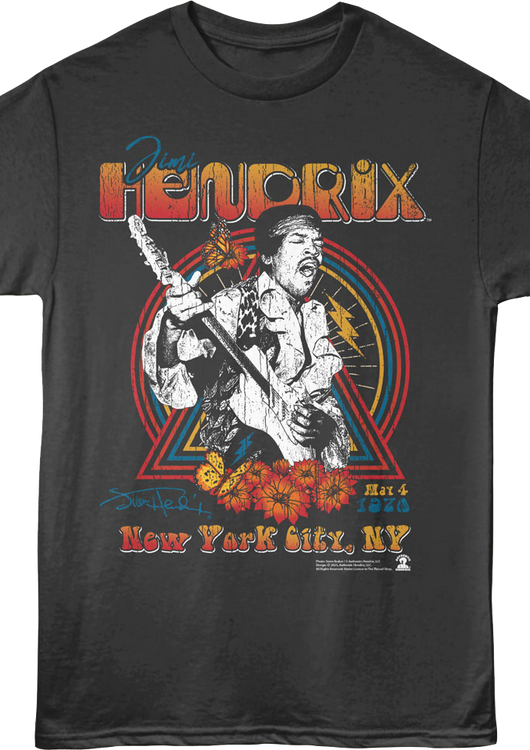 New York 1970 Jimi Hendrix T-Shirt - main product image
