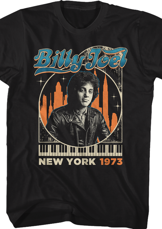 New York 1973 Billy Joel T-Shirt - main product image