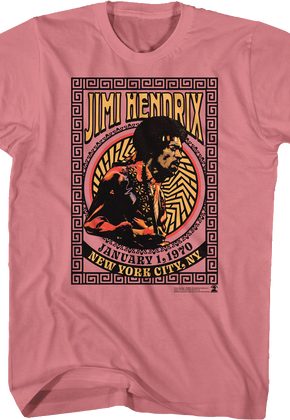 New York City 1970 Jimi Hendrix T-Shirt