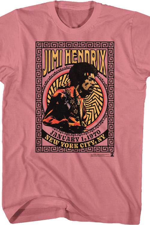 New York City 1970 Jimi Hendrix T-Shirt - main product image