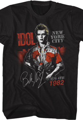 New York City 1982 Billy Idol T-Shirt