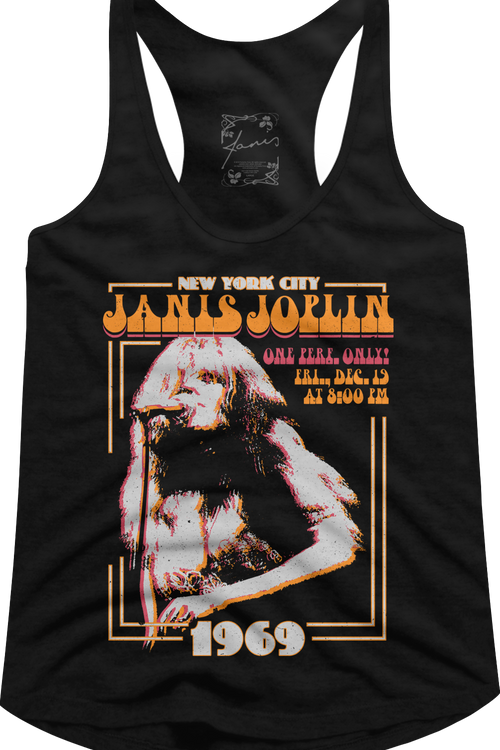 Ladies New York City Janis Joplin Racerback Tank Topmain product image