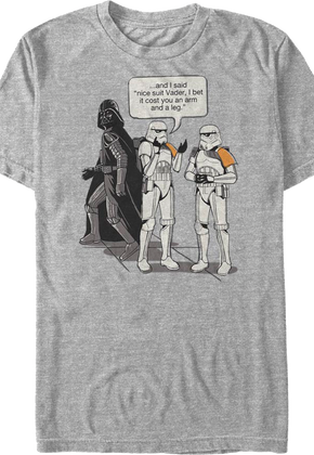 Nice Suit Vader Star Wars T-Shirt