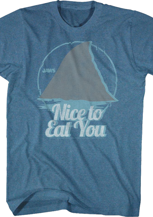 Nice To Eat You Jaws T-Shirt - main product image
