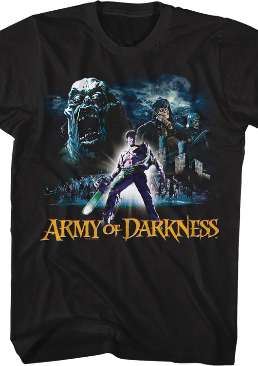 Night Sky Collage Army Of Darkness T-Shirt - main product image