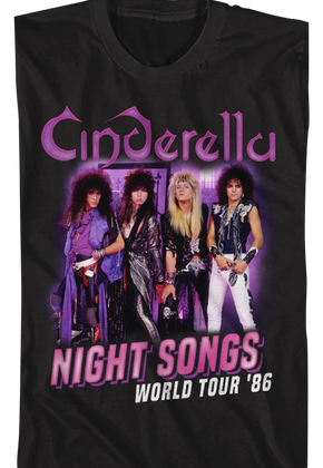 Night Songs World Tour Cinderella T-Shirt
