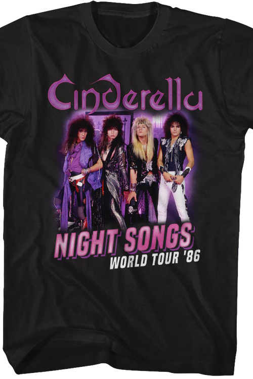Night Songs World Tour Cinderella T-Shirtmain product image