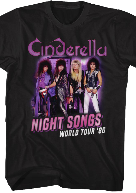 Night Songs World Tour Cinderella T-Shirt - main product image